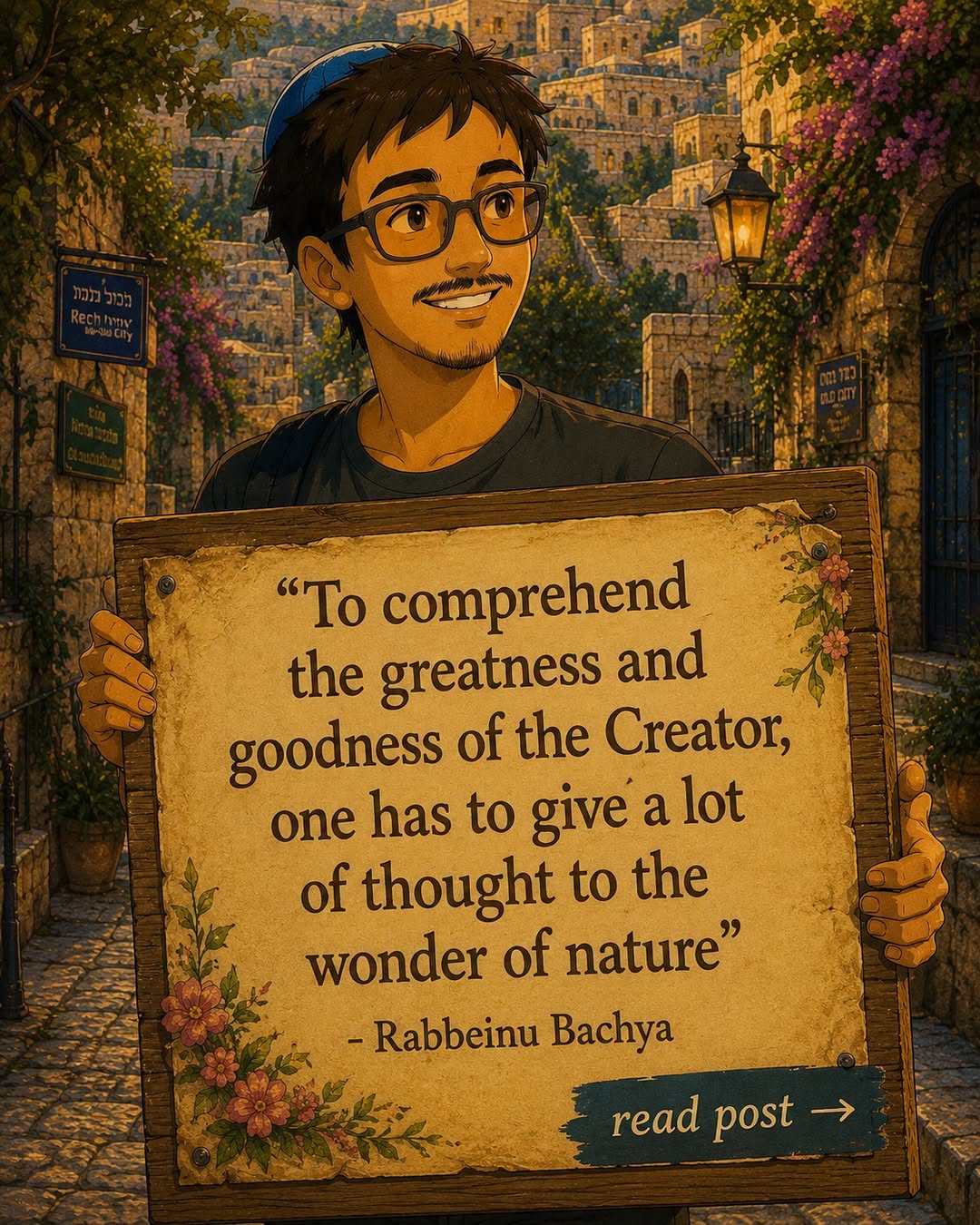 “To comprehend the greatness and goodness of the Creator, one has to give a lot of thought to the wonder of nature”