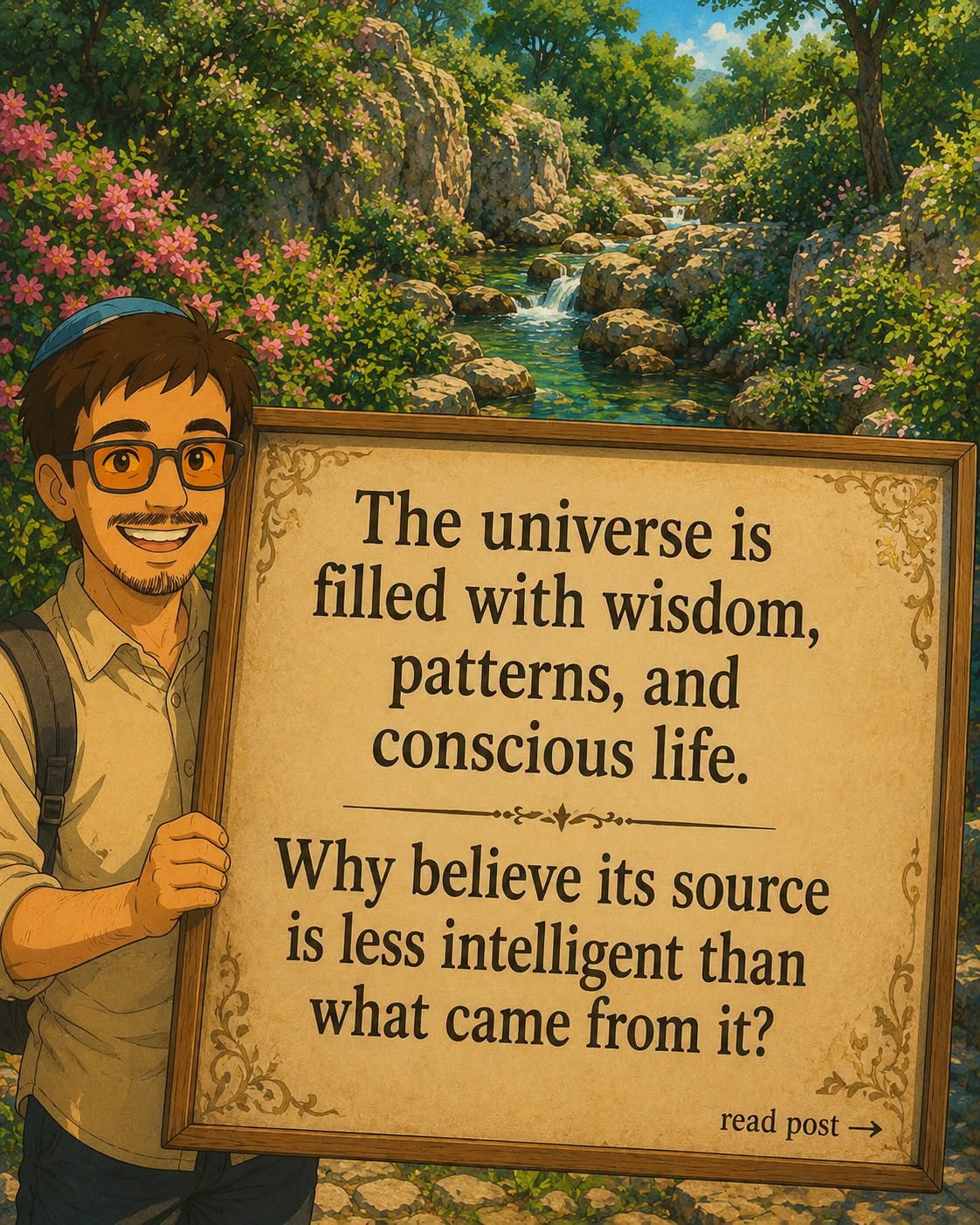 The universe is filled with wisdom