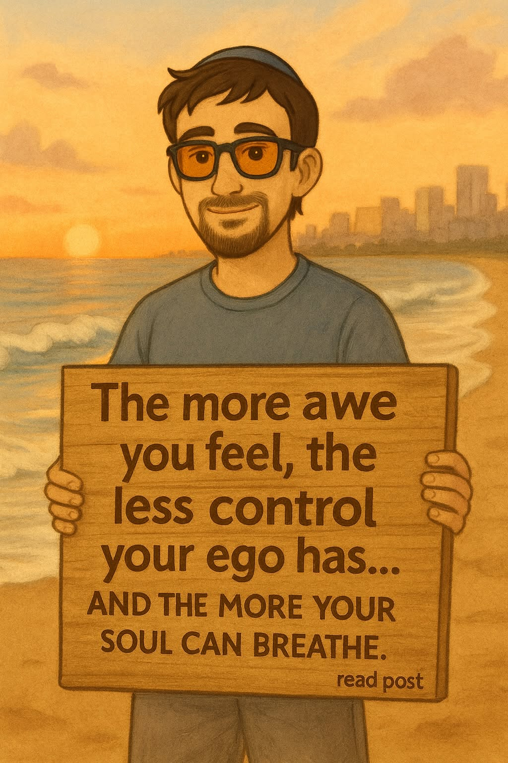 The more awe you feel, the less control your ego has
