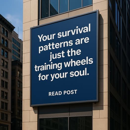 Your survival patterns are just the training wheels for your soul.