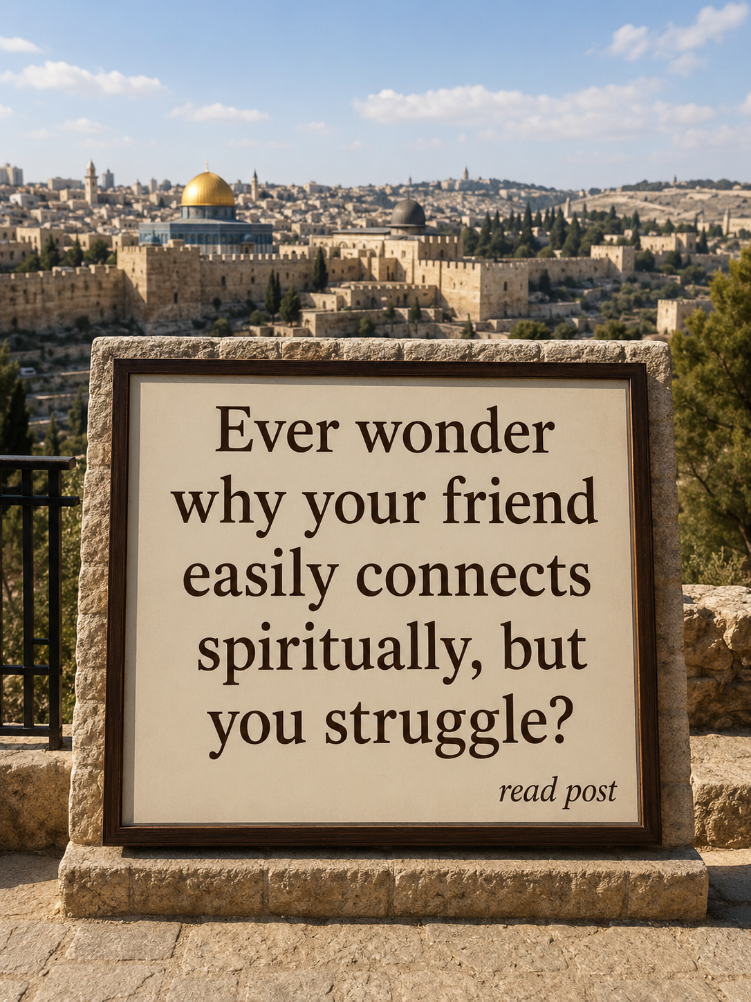 Ever wonder why your friend easily connects spiritually, but you struggle?