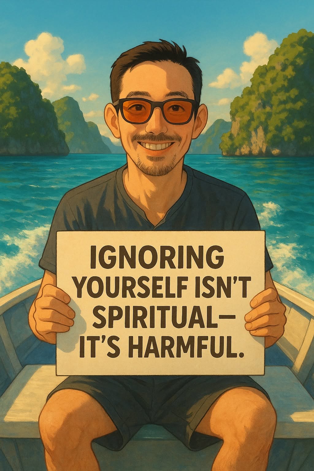 Ignoring yourself isn't spiritual, it's harmful.