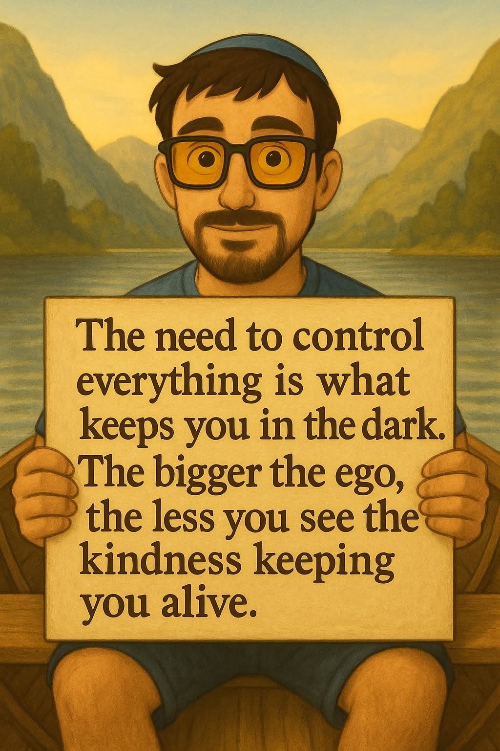 The need to control everything is what keeps you in the dark