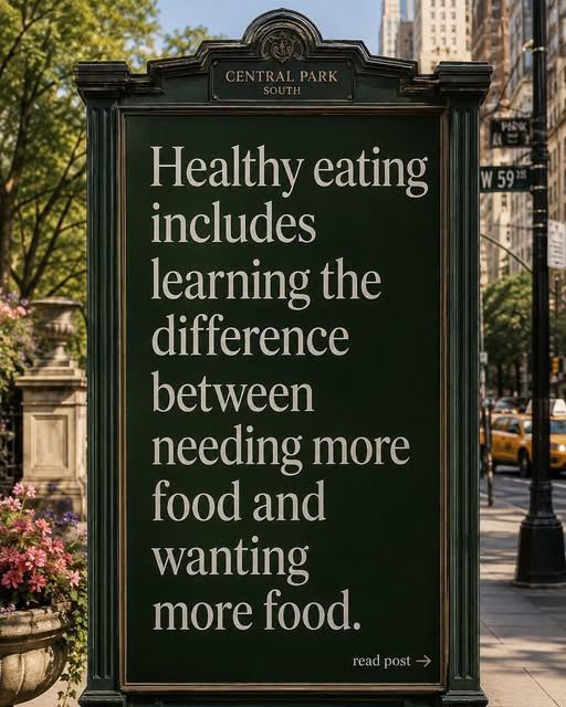 Healthy eating includes learning the difference