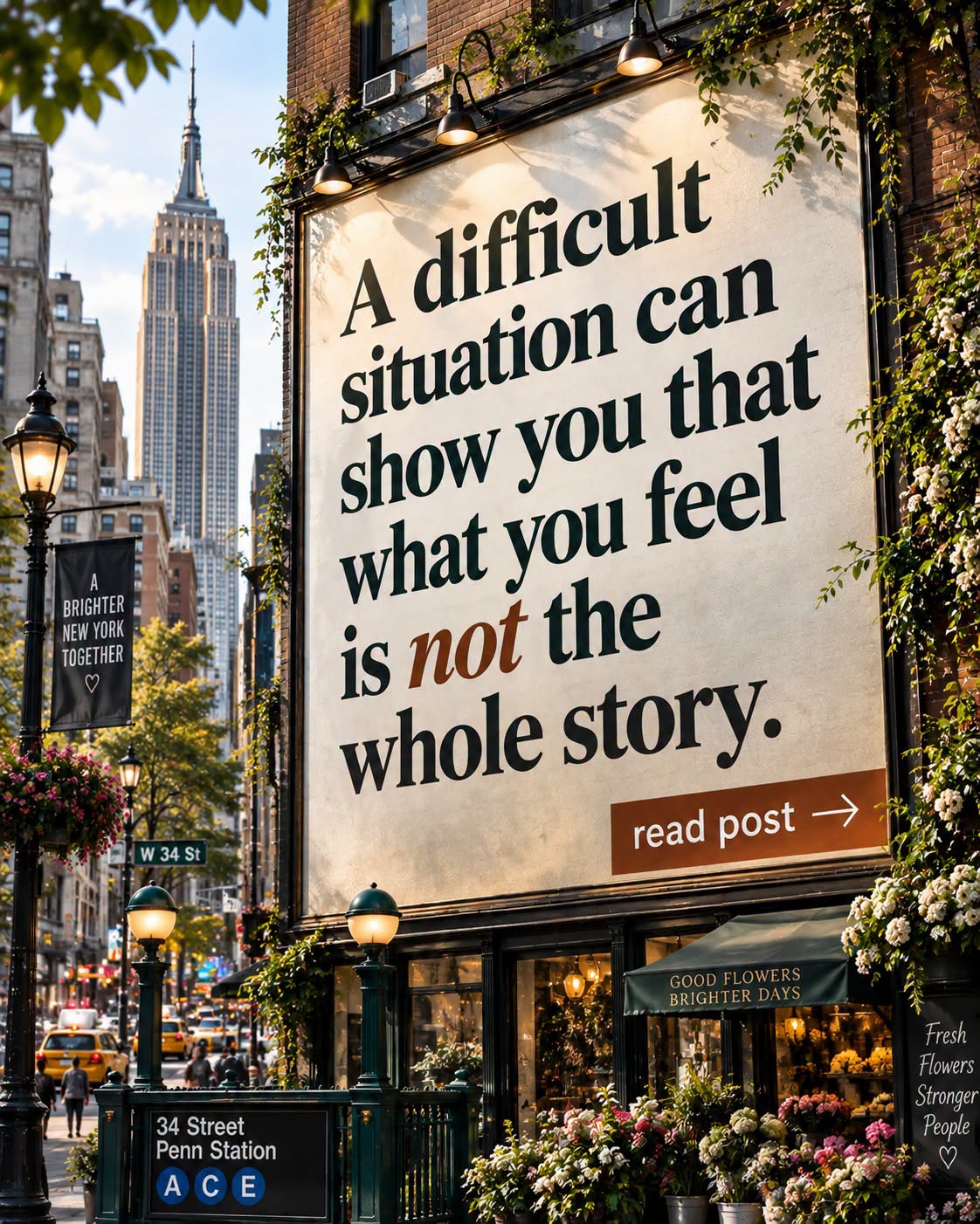 A difficult situation can show you that what you feel is not the whole story.