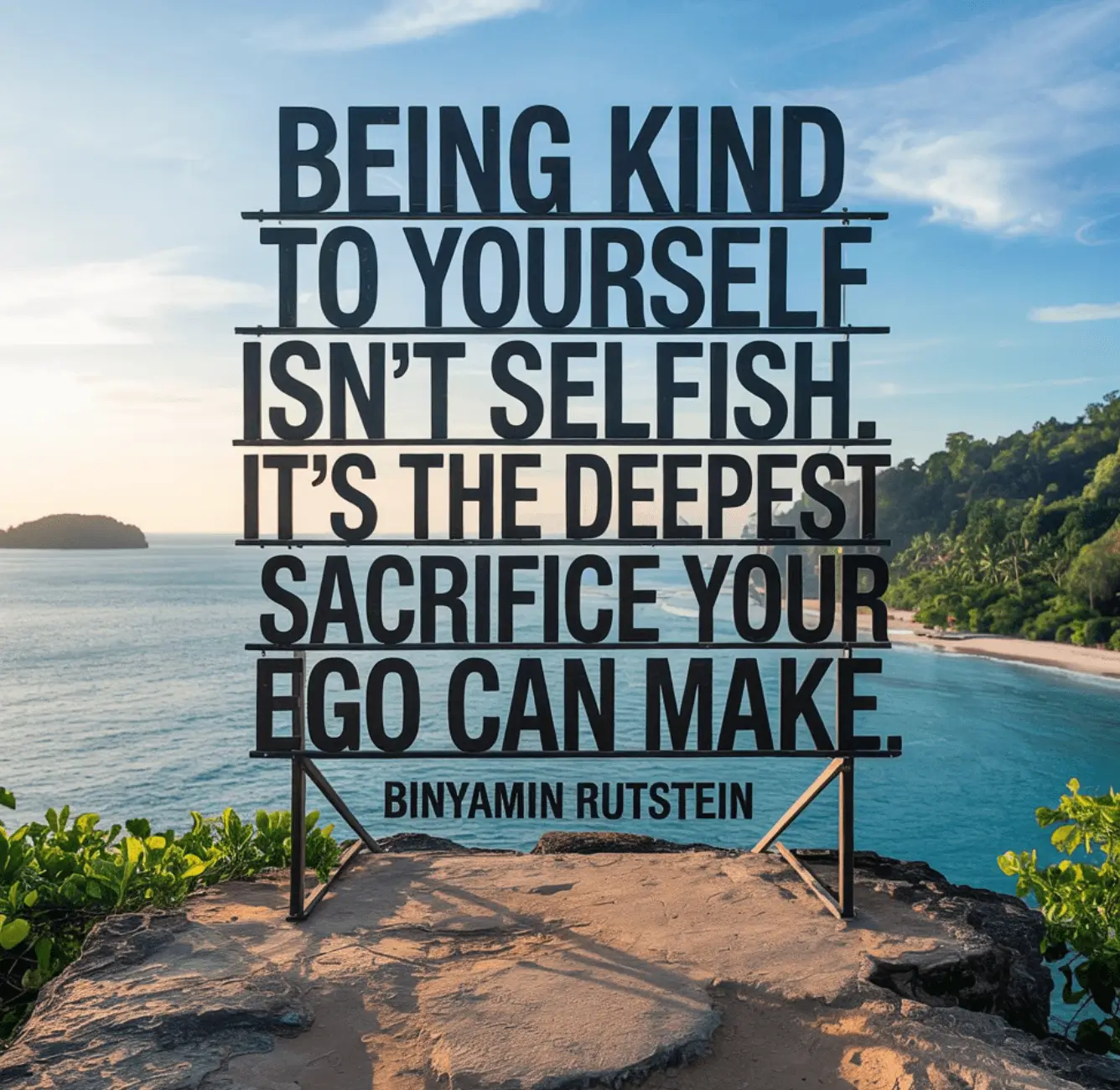 If you think being kind to yourself makes you selfish, - Spirituality