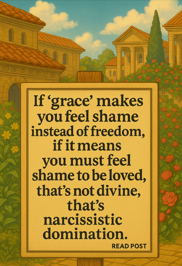 Ever felt unworthy, not freer, after being told about "divine grace"? - Spirituality