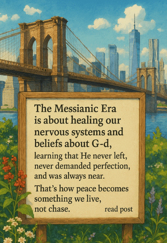 Because of trauma, we'll live with deeper peace in the World to Come. - Spirituality