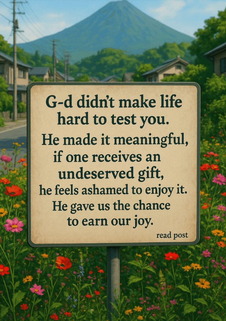 If G-d is perfect, - Spirituality