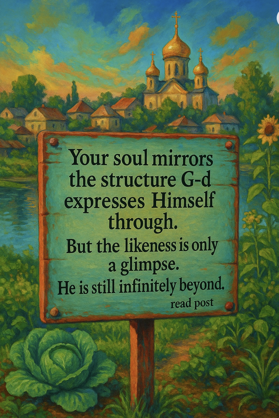 sign about your soul and G-d