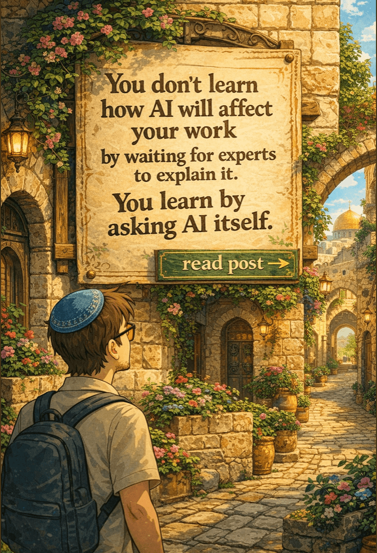 You learn how AI will affect your work - Spirituality