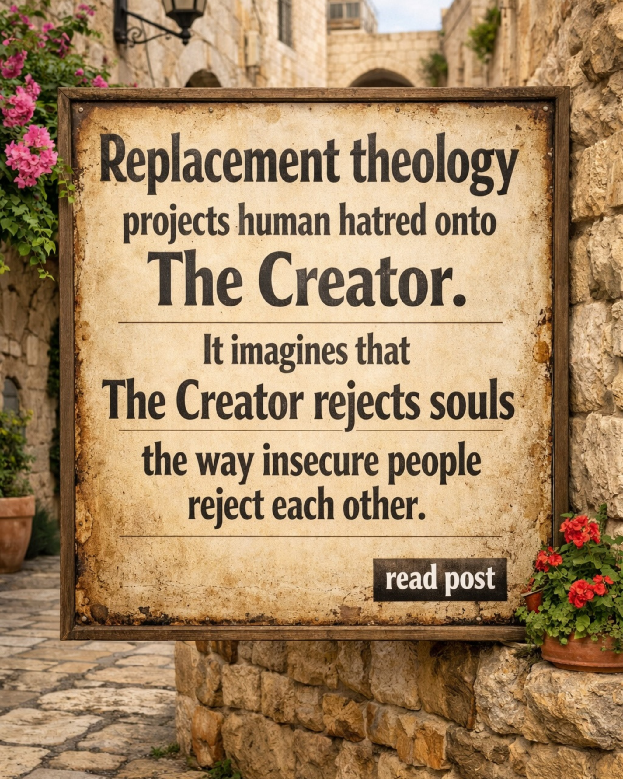 Replacement theology - Spirituality