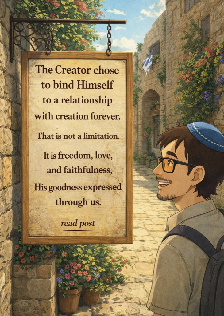 By creating us, - Spirituality