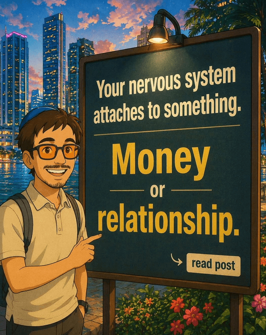Nervous system always attaching something. - Spirituality