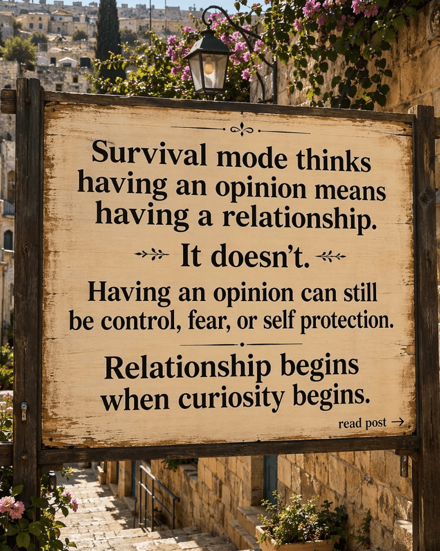 Having an opinion - Spirituality