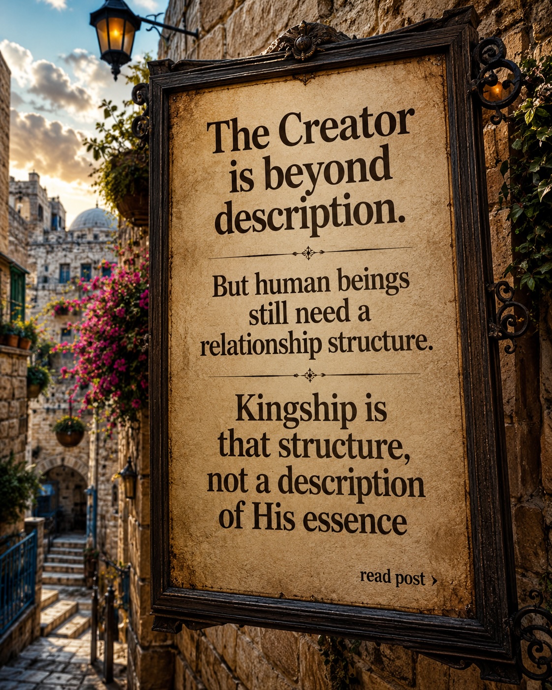 Words are made for descriptions - Spirituality