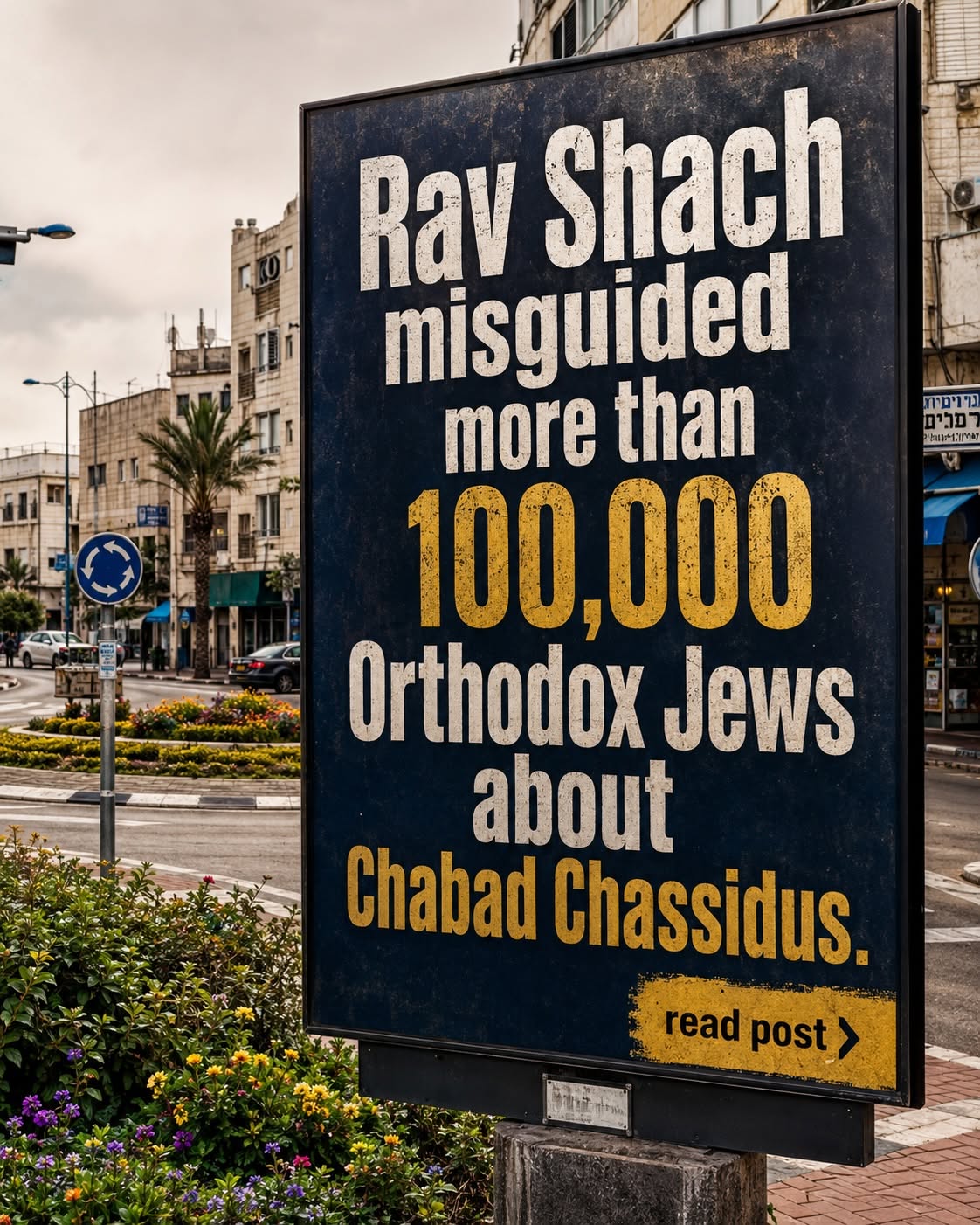 Rav Shach z"l misguided more than 100,000 Orthodox Jews about Chabad Chassidus - Spirituality