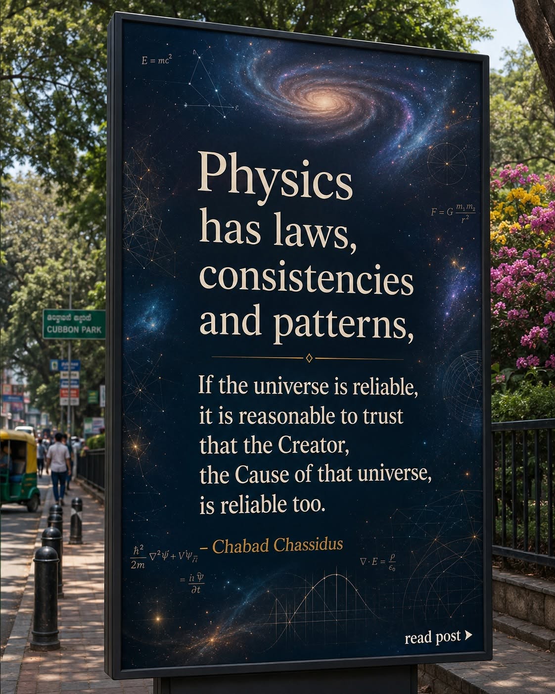 Belief in the Creator can be based on evidence the universe itself contains - Spirituality