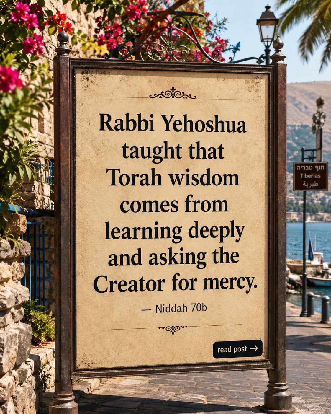 People asked Rabbi Yehoshua - Spirituality
