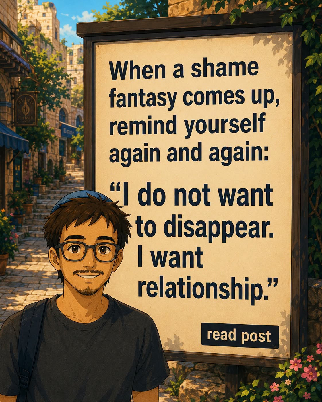 Shame tells a person to hide from the Creator - Spirituality