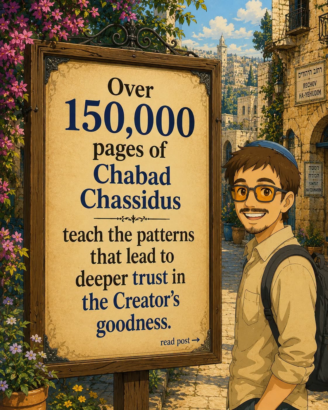 Chabad Chassidus, through over 150,000 pages of published teachings - Spirituality